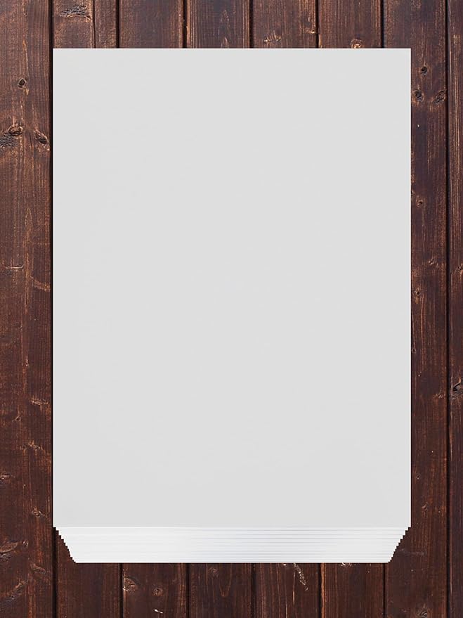 White Foam Board 20 x 30 x 1/8" (3mm) Inch, 15 Pack Acid-Free Foam Core Poster Board Sheets for Art, Crafts, Presentation, Vision Board, Signboard, and Party Decorations