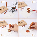 Glue Gun Sealing Wax Sticks for Wax Seal Stamp - Metallic Gold, Great for Wedding Invitations, Cards Envelopes, Snail Mails, Wine Packages, Christmas Gift Ideas, Pack of 10