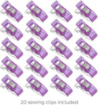 Rotary Cutter Set lavender - Quilting Kit incl. 45mm Fabric Cutter, 5 Replacement Blades, A3 Cutting Mat, Acrylic Ruler and Craft Clips - Ideal for Crafting, Sewing, Patchworking, Crochet & Knitting