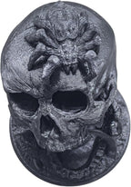 Skull Dice Tower Dungeons and Dragons RPG abletop Roleplaying Game Jail D&D (Random 7PCS D20 Dice Set Included) Black