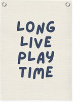 Play Room Wall Decor,Long Live Boyhood Linen Canvas Banner,Playroom Decor Wall Hanging Banner Flag Decor for Toddler Boy Kids Room Nursery Playroom Bedroom 18x25 Inch