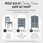 Chalky Chicks All-in-One Chalk Paint for Furniture or Cabinet - 32 Fl Oz - Matte Finish Blue Steel (Blue Gray) for Metal, Wood Furniture Paint - No Sanding All-in-One for Home Decor & Crafts, USA Made