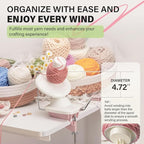INMAKER Yarn Winder, Ball Winder for Crocheting & Knitting, Quick Install Portable Yarn Spinner, Essential Tool for Crafting Enthusiasts