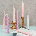 8-Piece Spiral Candle Molds - Cylinder, Pillar, Clay & Resin Casting Molds for Craft Supplies
