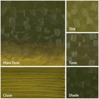 Tusc & Pine Artist Oil Paint - Olive Green, 150 ml, Non-Yellowing, Rich & Creamy Consistency, Maximum Pigment Load, Small Batch Milled Oil Paints Made in the USA for Professional Artists