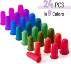 Mr. Pen- Hot Glue Gun Finger Protectors, 24 pcs, Assorted Colors Silicone Finger Protectors, Rubber Fingers Tips, Rubber Finger Covers, Rubber Finger Tips Protector, Finger Grip, Finger Rubber Tips