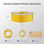 ELEGOO 250g Silk PLA Filament Bundle 1.75mm, 4 Colors 3D Printer Filaments Dimensional Accuracy +/- 0.02mm, 4 Pack 250g Spool, Silk Gold/Silk Silver/Silk Bronze/Galaxy Black