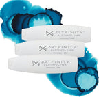 Alcohol Inks 3 Pack - Vibrant, Professional, Dye-Based Alcohol Inks for Artfinity Alcohol Markers, Artists, Drawing, & More! - Peacock Blue B1-6