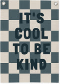 Kids Room Decor,Classroom Banner,It’s Cool to Be Kind,Nursery Decor,Positive Wall Hanging Flag for Bedroom Playroom Classroom Kids Rroom 18x25 Inch(Navy Blue)