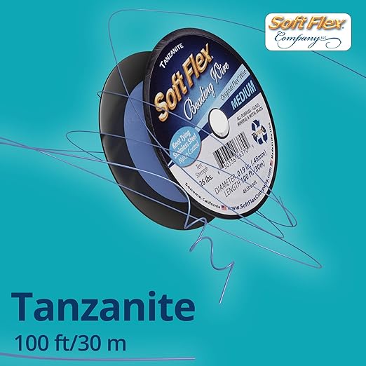 Soft Flex 49 Strand Beading Wire - Medium 0.19 Diameter - 100 Feet Nylon Design Wire