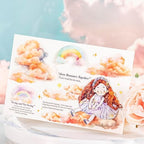 6 Rolls Cloud PET Tape Set,Pre-Cut Sky Ephemera Stickers for Scrapbook Supplies,Journaling,Junk Journal,Scrapbooking,Crafting,DIY Projects, Diaries(Cloud)