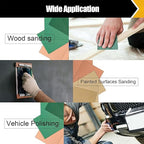 60 PCS Sandpaper, Sandpaper Assortment Sandpaper for Wood Metal Automative Furniture Hand Sander Paper 60/80/120/150/220/320 Grit Sandpaper Sheet Sanding Paper Cut for Use 9" x 11"