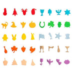 Every Occasion Year Round Scrapbook Paper Holiday Punchers-40 Unique Designs for Valentines, Easter, St. Patrick's Day, Christmas, & More- DIY Confetti for Holiday Cards, Invitation, Decoration Making