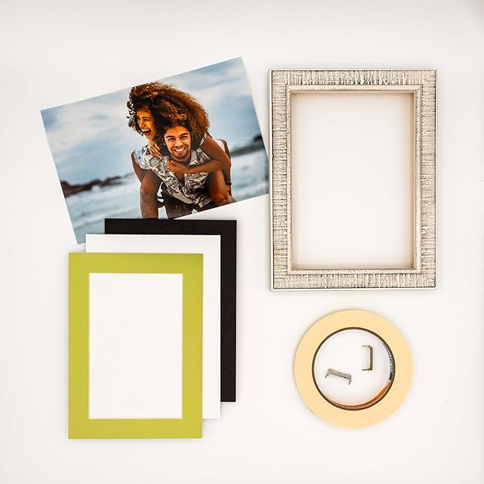 5x7 Mat for 8.5x11 Frame - Precut Mat Board Acid-Free Pistachio Green 5x7 Photo Matte For a 8.5x11 Picture Frame, Premium Matboard for Family Photos, Show Kits, Art, Picture Framing, Pack of 1 Mat