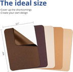 HTVRONT Iron on Patches for Clothing Repair, Fabric Patches for Clothes, Repair Decorating Kit, Iron on Patches (Browns)