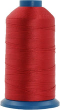 Mandala Crafts Bonded Nylon Thread Red Heavy Duty Sewing Threads - 1250 YDs Size 138 420D T135 Tex 135 Thread for Leather Jeans Weaving Outdoor Marine Upholstery Threads