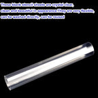 30 PCS Clear Blank Stencil Sheets 12 x 24 Inches, 6 mil Blank Mylar Templates, Large Blank Stencil Material for Making Your Own Stencils