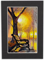 6x8 Mat for 8x10 Frame - Precut Mat Board Acid-Free Textured Black 6x8 Photo Matte Made to Fit a 8x10 Picture Frame, Premium Matboard for Family Photos, Show Kits, Art, Picture Framing, Pack of 1 Mat