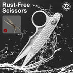 Premium Tailor Scissors, Stainless Steel, Comfort Grip, Ambidextrous, Silver, Precision, 11.7cm x 4.3cm, 1 Count