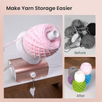 Winartton Electric Yarn Winder for Crocheting, Heavy-Duty Yarn Ball Winder 10 oz Large Capacity, Automatic Yarn Cake Winder Spinner Roller, Crocheting Tools Supplies for Knitting Lovers(Patented)