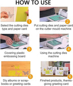 YKW Camera Film Cutting Dies Stencil Metal Template Molds, Embossing Tool Die Cuts for Card Making Album Paper Scrapbooking, DIY Etched Dies Craft Versatile and Durable Holiday and Special Occasion