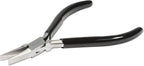 The Beadsmith Flat Nose Pliers – Extra Fine Tips – 4.5 inches (114mm) – PVC Grip Handle with Double Leaf Springs – Jewelry Making Tool for Creating Bracelets, Earrings and Necklaces