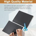 40 Sheets Black Shimmer Cardstock 8.5 x 11 Halloween Cards, 75lb Heavyweight Black Paper Card Stock for Card Making, greeting Cards, Wedding Invitations, Paper Crafting