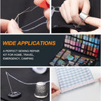 Rustark 217Pcs Sewing Kit with Portable Bag, Premium Sewing Supplies Kit Includes 41 Colors Sewing Threads and Accessories Kit for Home Traveler Emergency Sewing Repair
