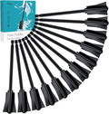 Suzzam Resin Mixer Paddles, 12 pcs Plastic Epoxy Mixer for Drill Paint Stirrer for Drill, Reusable Multipurpose for Resin Mixing, Paint Mixing