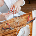 8 Packs Jewelry Pliers Set, Jewelry Making Tools with Needle Nose Pliers, Wire Cutters, Round Nose Pliers, Bent Nose Pliers