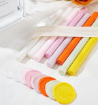 Wax Seal Sticks Pearl White, ONWINPOR 20pcs Glue Gun Wax Sealing Sticks for Wax Seal Stamp, Mini Sealing Wax Gun Sticks Suit for 0.28‘’ Glue Gun (Pearl White)