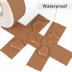 BOMEI PACK Brown Gaffer Tape, Matte Non-Reflective, 1inch x 30yds No Residue Hand Tear Self-Adhesive Gaffer Tape for Labeling, Cable, Stage, Photo Studio, Painters and Duct Repair, 1 Pack
