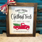 10 Pieces Large Christmas Stencils for Painting on Wood, Reusable Merry Christmas Stencil Candy Cane Christmas Tree Farm Template Holiday Stencils for Wood Sign DIY Crafts (10Pieces large christmas-1)