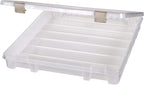 ArtBin 9100AB Super Satchel Slim 1 Open Compartment, Art & Craft Organizer, [1] Plastic Storage Case, Clear