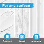 Kompozit ONE Ultra Cover Interior/Exterior White 100% Acrylic Paint & Primer for walls 1 Gallon, Flat. High Durability and Scratch-Resistant Paint. Made in USA. Low VOC.