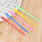 300 Piece Plastic Sewing Needle Set - Big Eye Safety Yarn & Crafting Needles - 3.54" Long - Ideal for Kids' Crochet, Darning & Handmade Projects - Random Color