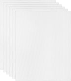 PATIKIL 6x8 Canvas Boards for Painting, 6 Pack 100% Cotton Square Triple Primed Stretched Blank Art Canvas Panel Bulk Thin for Acrylic, Oil, Tempera Paints, White