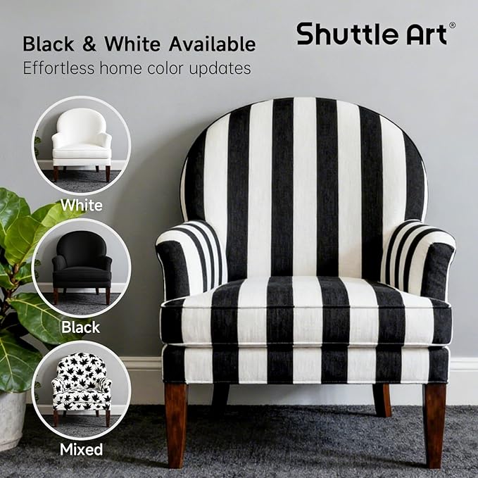 Shuttle Art White Fabric Paint, 33.8 oz(1000 ml) Large Bottle with Pump, Permanent Fabric Paint for Furniture, Sofa, Cushions, Clothes, Soft Non-Toxic Textile Paint for Color Changing, Renewal & Art Creations