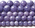 4MM Lavender Purple Chalcedony Natural Stone Round Loose Beads for Jewelry Making and Crafting 180pcs 2 Strands 32"