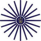 SWANGSA 20 Pieces Glue Gun Sealing Wax Sticks Starry Blue for Wax Seal Stamp, Great for Wedding Invitations, Cards, Envelopes, Wine Packages, Gift Wrapping (Starry Blue)