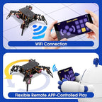 Science Kits Spider Robot Building Kit STEM Crawling Robot Gifts for Kids Boys Ages 8-12 Girls, Scientific Coding Robotic Technic Creative DIY Toys for Birthday
