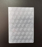 NZJ Happy Birhtday Baby Footprint Trolley Plastic Embossing Folders for Card Making Scrapbooking and Other Paper Crafts (2)