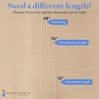 Wood Square Dowel Rods 3/16-inch x 36 Pack of 250 Wooden Craft Sticks for Crafts and Woodworking by Woodpeckers