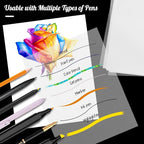Tracing Paper 9x12 inch, 100 Sheets Transparent Vellum Paper for Tracing Pads, Translucent Tracing Paper for Pencil, Marker and Ink - Trace Images, Sketch, Preliminary Drawing, Overlays, Pink