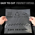 30 Pack 4 Mil Blank Stencil Sheets, 12 x 12inch Clear Mylar Blank Stencils, Reusable Template Material for Make Your Own Stencil