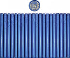 SWANGSA 20 Pieces Glue Gun Sealing Wax Sticks Navy Blue for Wax Seal Stamp, Great for Wedding Invitations, Cards, Envelopes, Wine Packages, Gift Wrapping (Navy Blue)