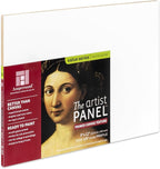 Ampersand Art Supply Wood Gesso Art Painting Panel: Canvas Texture, 3/8 Inch Depth, 9" x 12"