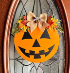 Halloween Stencils for Painting on Wood 12” Round Halloween Stencil Hey Boo Trick or Treat Ghost Pumpkin Face Templates for Door Hanger Porch Sign
