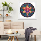 Wooden Puzzles for Adults, Dream Lotus Adult Puzzles 200 Pieces, Wooden Jigsaw Puzzles Unique Shape, Best Gifts for Adults Family Game, 11.2x11.2 inch