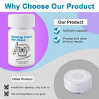 Glass Etch Starter Cream Kit for Intricate Designs Etching Art Cream(2.8 Oz) Etching Paste DIY Art Craft Supplies Create Permanently Stunning Etched Designs for Mirrors Windows Glass